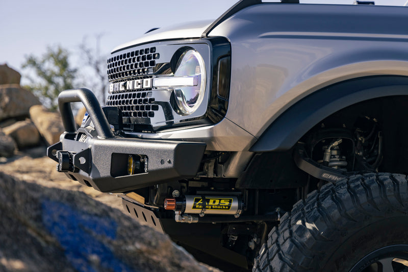 Load image into Gallery viewer, Brave Offroad Bronco Front Bumper Side View
