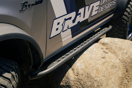 Brave Offroad Bronco Rock Slider Close Up View