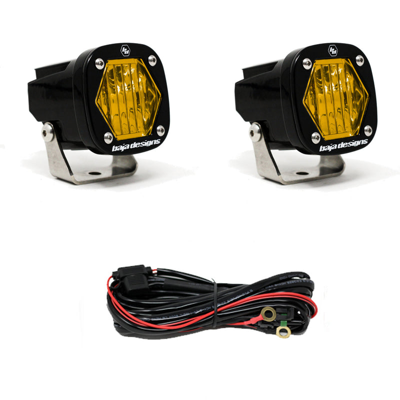 Load image into Gallery viewer, S1 Black LED Auxiliary Light Pod Pair-Universal
